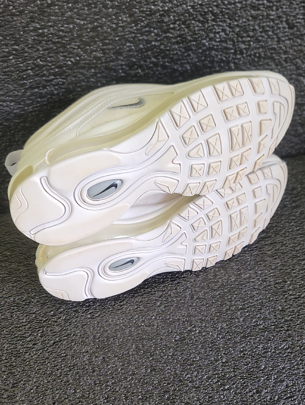 Nike Air Max 97 'Triple White' Mens 9 Ships Today - Picture 10 of 16